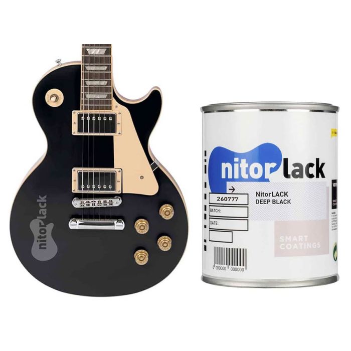 NitorLACK nitrocellulose paint deep black - 500ml can