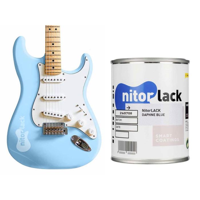 NitorLACK nitrocellulose paint daphne blue - 500ml can