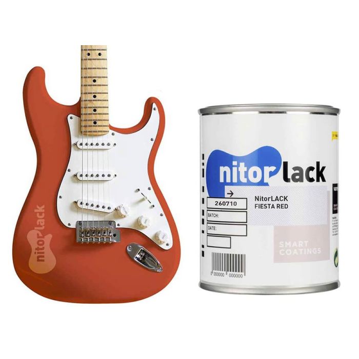 NitorLACK nitrocellulose paint fiesta red - 500ml can