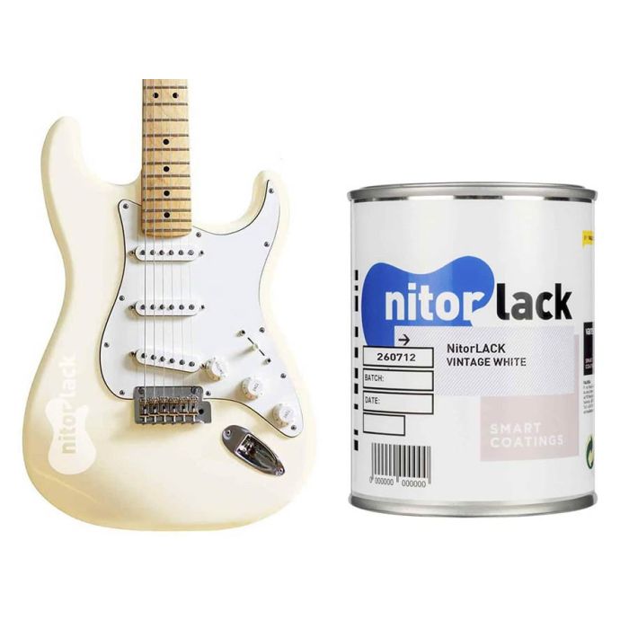 NitorLACK nitrocellulose paint vintage white - 500ml can