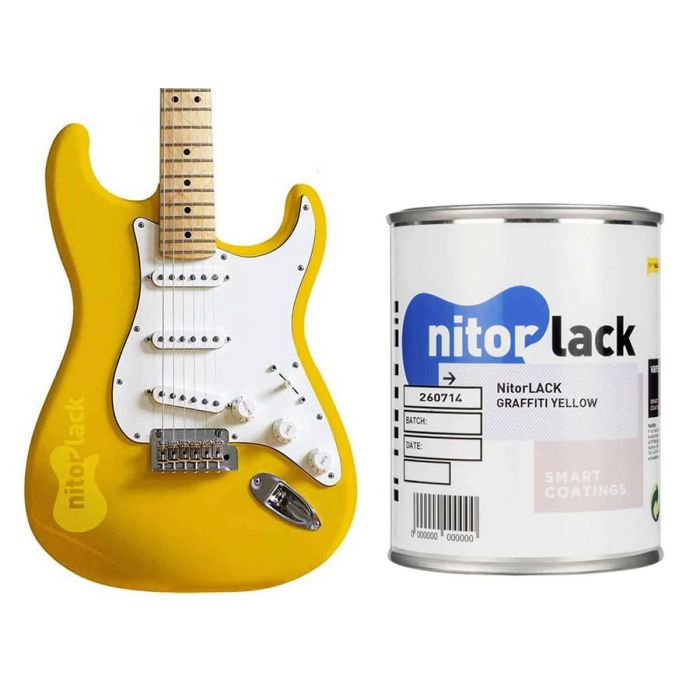 NitorLACK nitrocellulose paint graffiti yellow - 500ml can