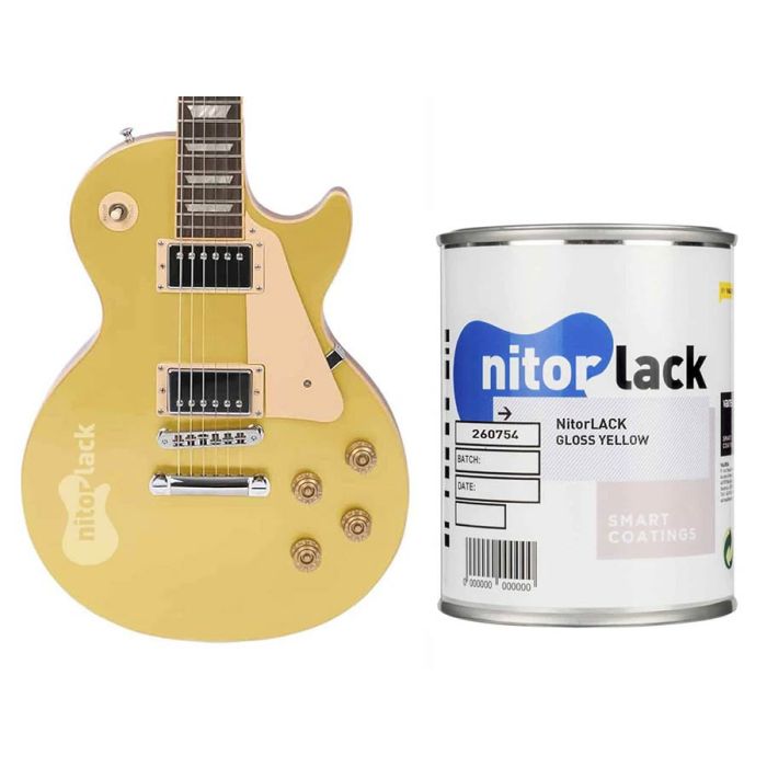 NitorLACK nitrocellulose paint gloss yellow - 500ml can