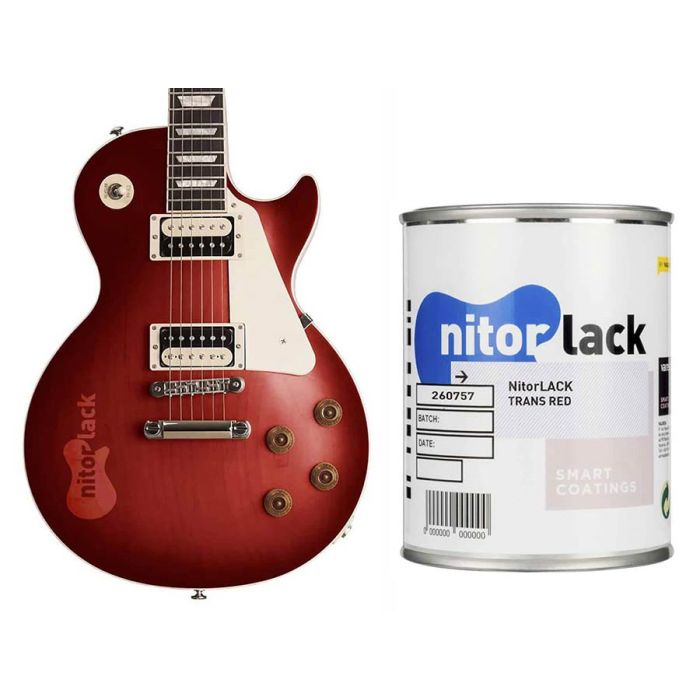 NitorLACK nitrocellulose paint trans red - 500ml can