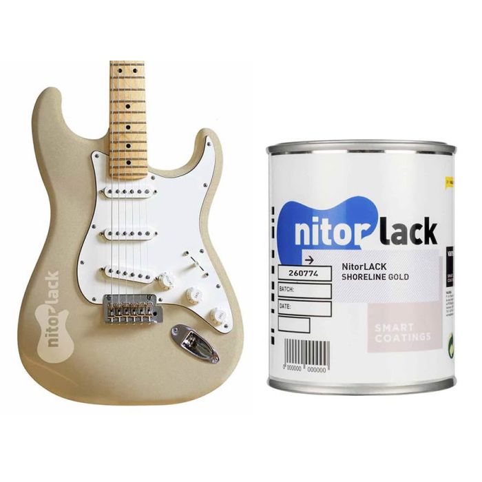 NitorLACK nitrocellulose paint shoreline gold - 500ml can