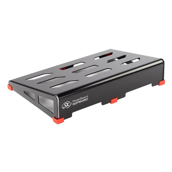 SX aluminum alloy pedal board, 45x31x9cm, with heavy duty bag