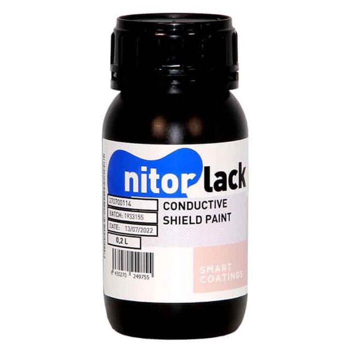 NitorLACK waterbased conductive shielding paint - 200ml bottle