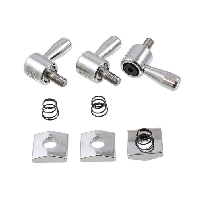 Allparts Tone Vise keyless locks for Floyd Rose® locking nut, chrome