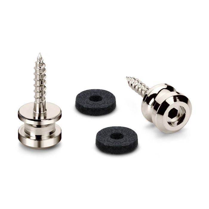 Schaller S-Locks strap button set S (thread length 18mm), nickel