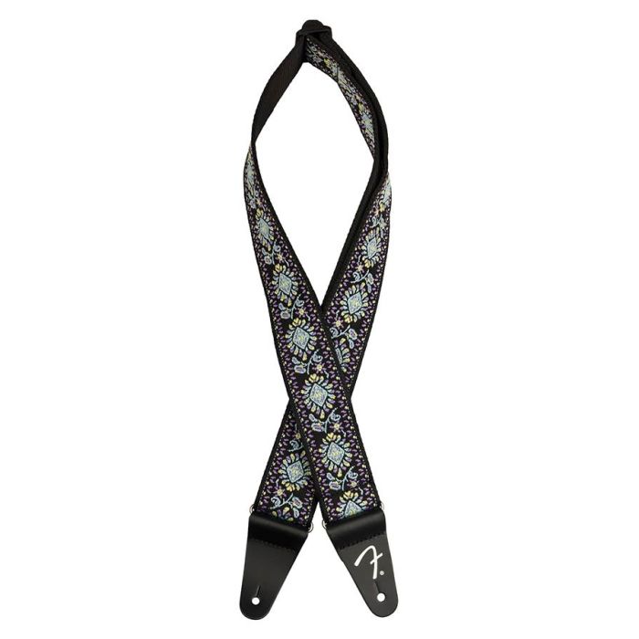 Fender 2" guitar strap, Pasadena woven, blue lotus