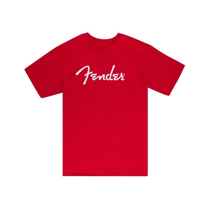 Fender Clothing T-Shirts spaghetti logo t-shirt, dakota red, S