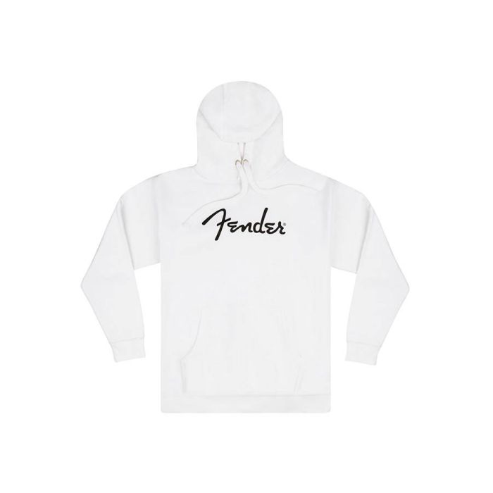 Fender Clothing spaghetti logo hoodie, olympic white, S