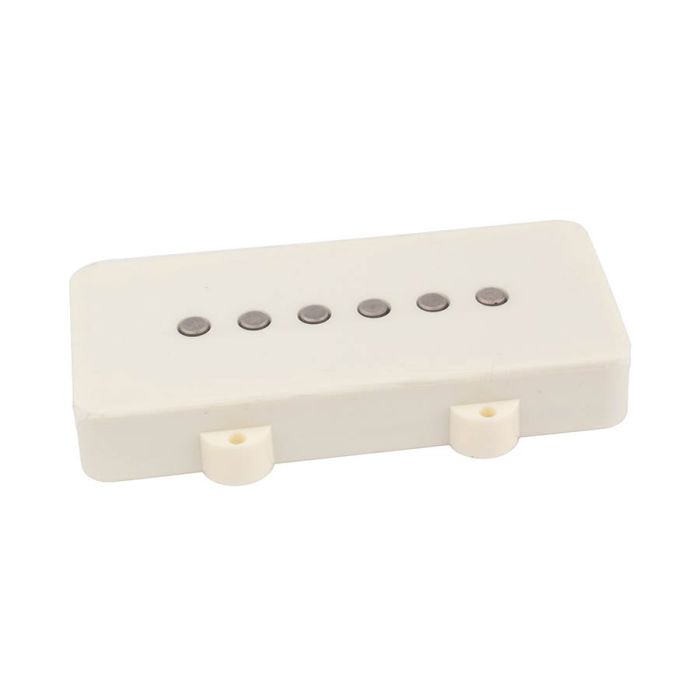 Roswell vintage single coil JM pickup, Alnico 5 rods, bridge, aged white