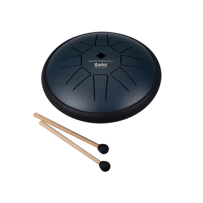 Sela tongue drum 6", 8 tongues, D major, navy blue