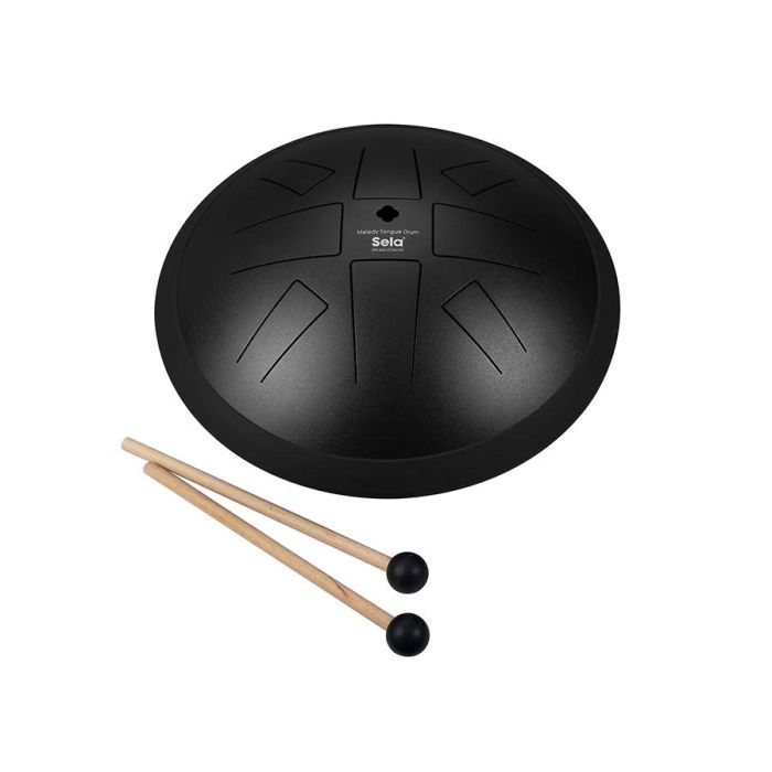 Sela tongue drum 10", 8 tongues, A Hirajoshi, black