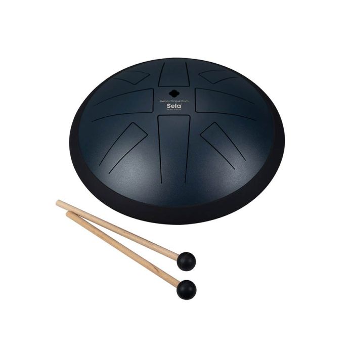 Sela tongue drum 10", 8 tongues, D Akebono, navy blue