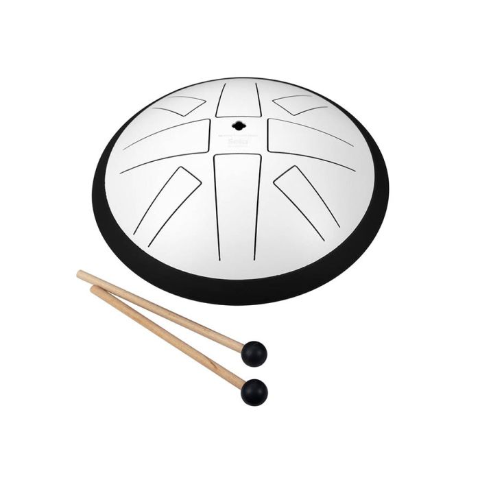 Sela tongue drum 10", 8 tongues, C major, white