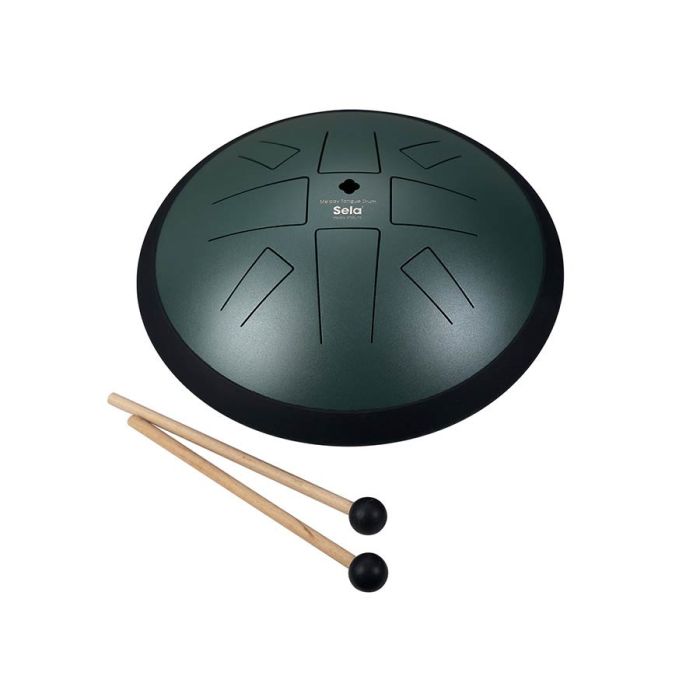 Sela tongue drum 10", 8 tongues, C Golden Gate, dark green