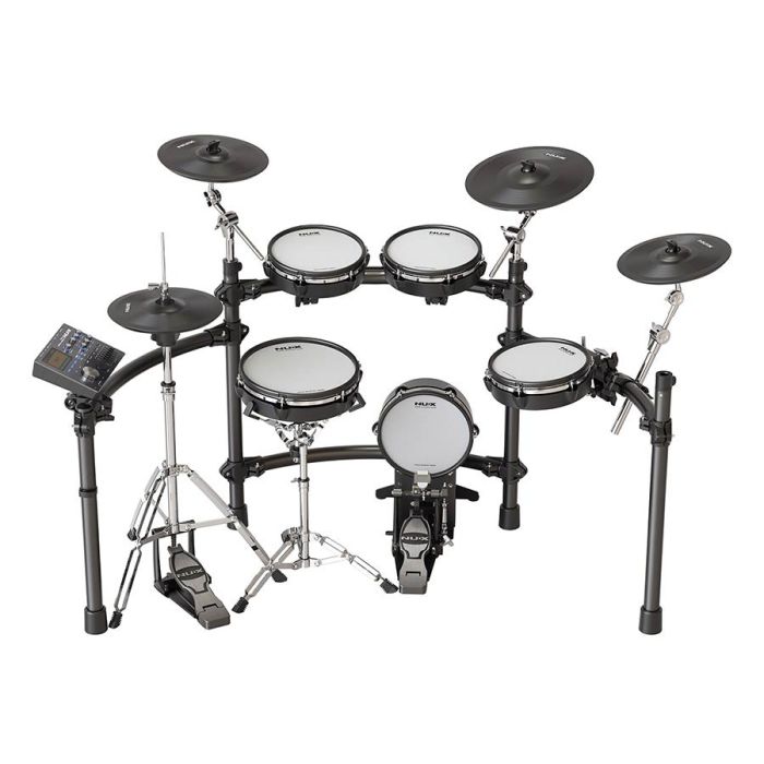 NUX all mesh head (REMO) digital drum kit, 12S-10-10-10-12HH-2x12C-14R, multi-track USB audio recording