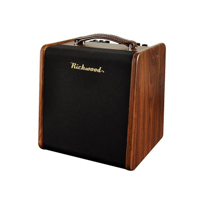 Richwood Richwood akoestische gitaar versterker, 2 kanalen, chorus en reverb, 60W, speaker stand monteerbaar