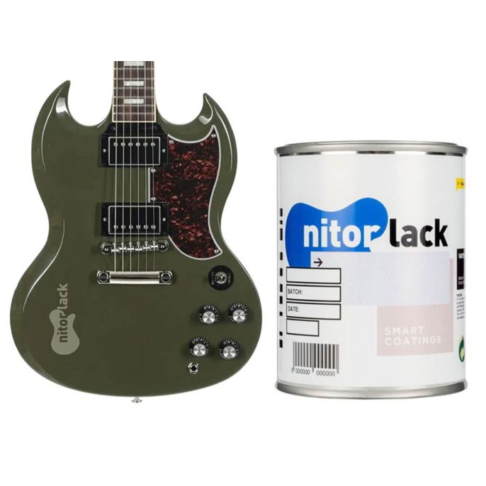 NitorLACK nitrocellulose paint olive drab - 500ml can