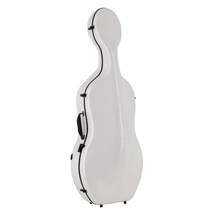 Leonardo Pro series cello case 4/4  full carbon, white carbon pattern, 3,8kg