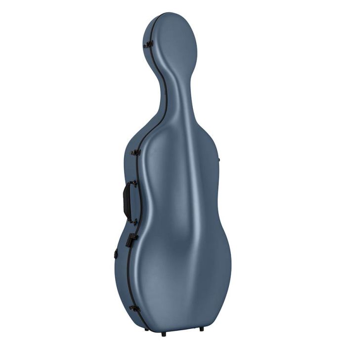 Leonardo Pro series cello case 4/4 full carbon, matt finish cobalt blue, 2,8kg