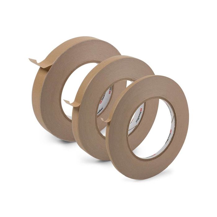 StewMac brown binding tape, set of three widths (19mm/13mm/6.5mm)