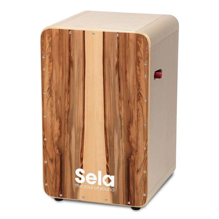 Sela cajon CaSela Pro, with snare on/off mechanism, satin nut