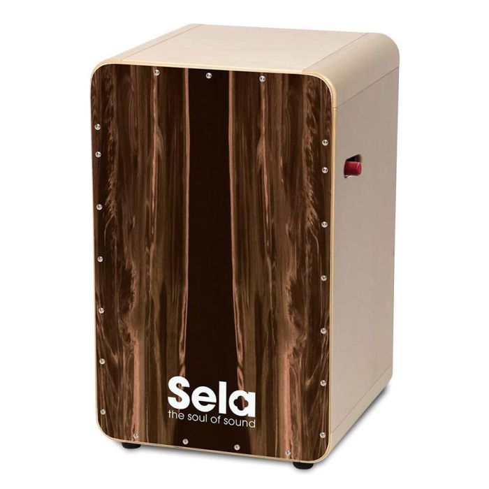 Sela cajon CaSela Pro, with snare on/off mechanism, dark nut