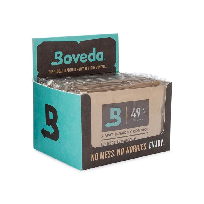 Boveda retail pack 12x 70gr 49%, in counter top box