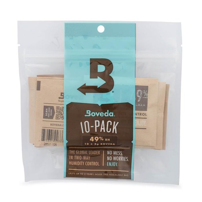 Boveda refill kit 10x 8gr 49% - for small instrument cases