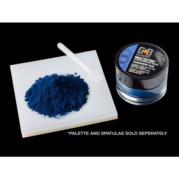 Gluboost MasterTint blue colour additive for cyanoacrylic glue