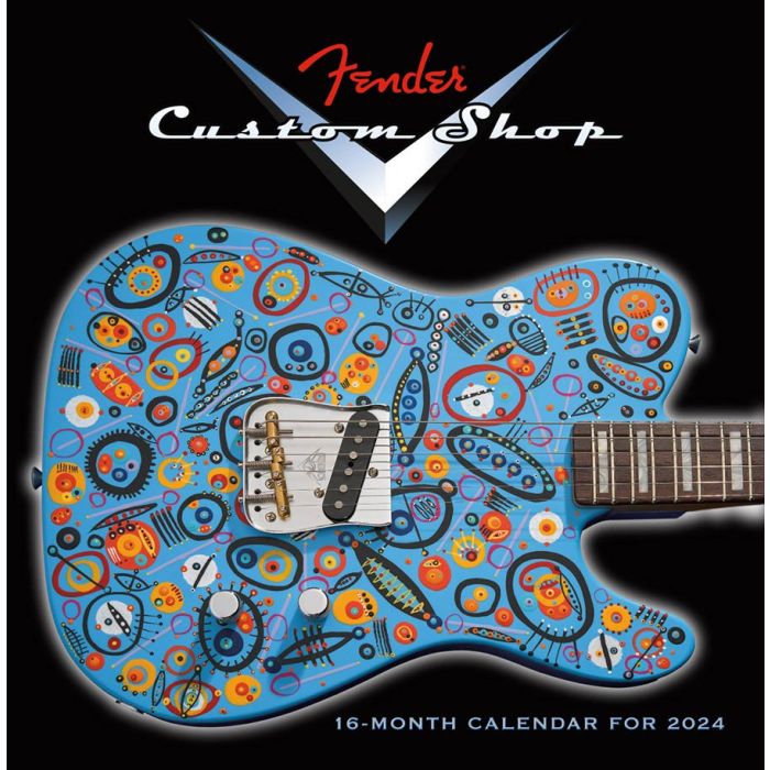 Fender Custom Shop Series 2024 Guitar Calendar, 13 timeless classics