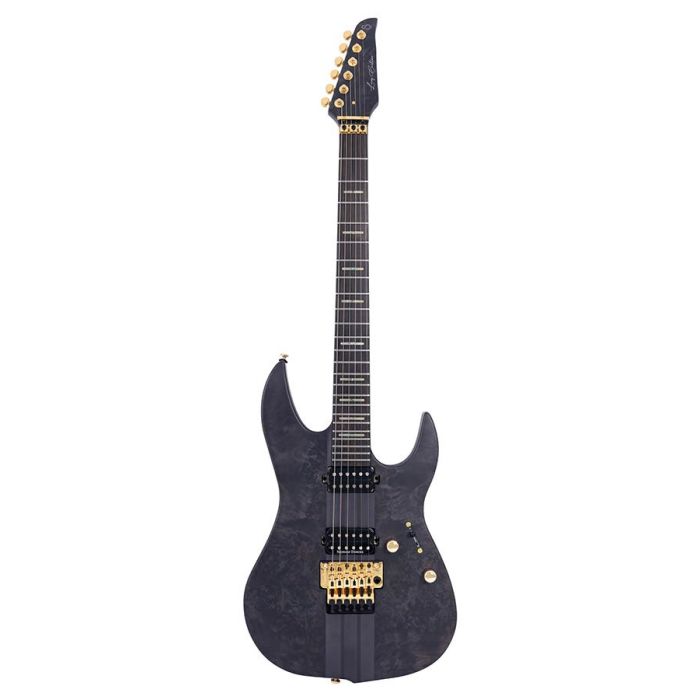 Sire Guitars X Series Larry Carlton alder  poplar burl neck-through electric guitar, transparent black satin, incl. gigbag