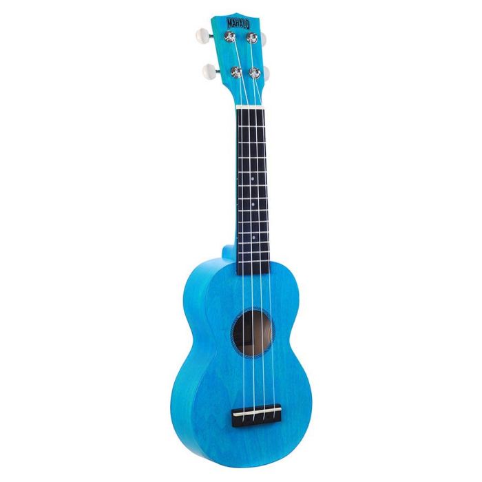 Mahalo Island Series soprano ukulele, aqua blue, with bag