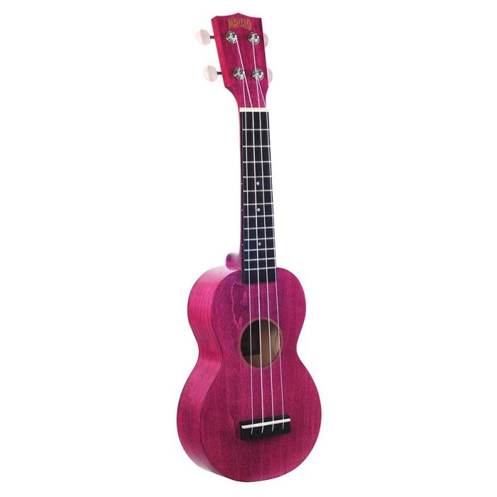 Mahalo Island Series soprano ukulele, berry crush, with bag