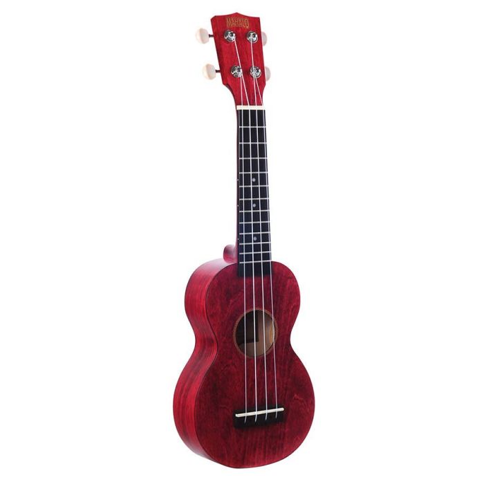 Mahalo Island Series soprano ukulele, cherry red, with bag