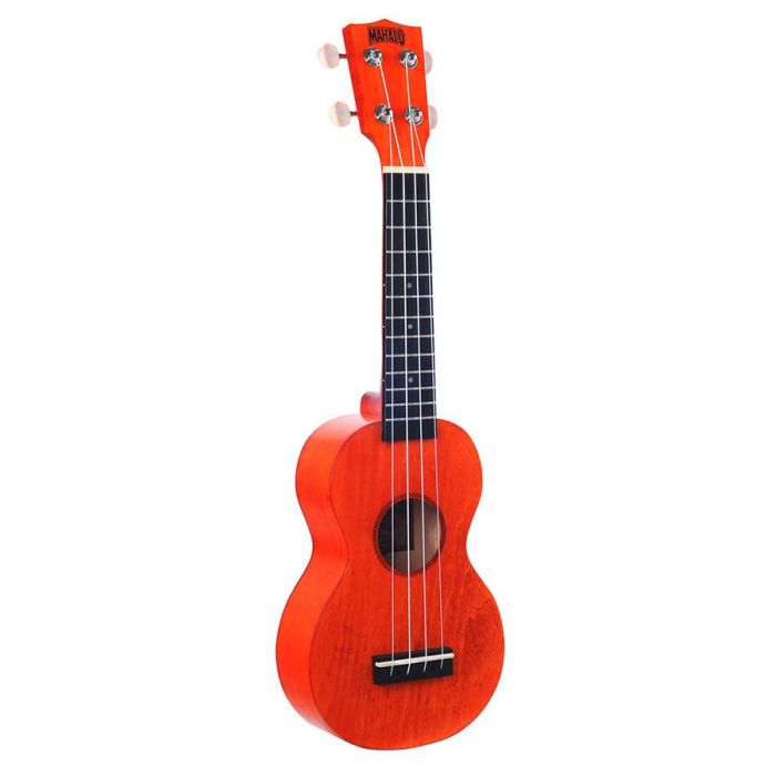 Mahalo Island Series soprano ukulele, orange sunset, with bag