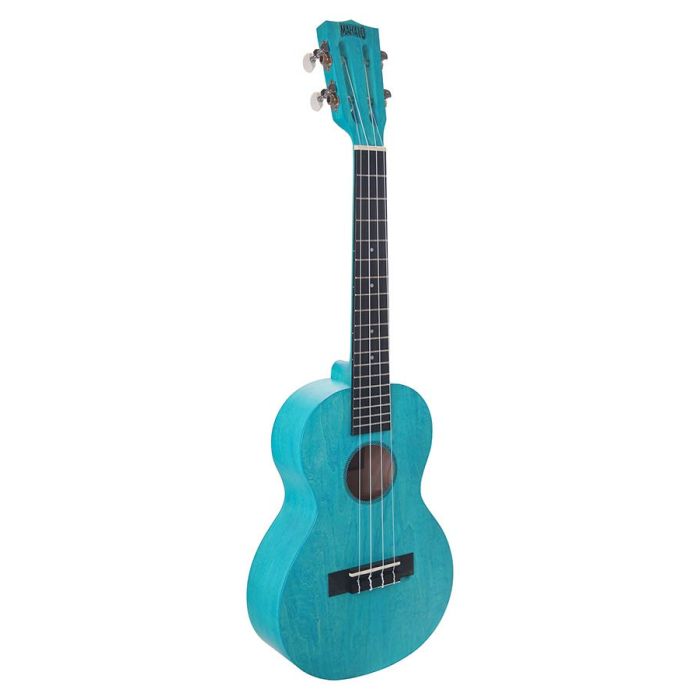 Mahalo Island Series tenor ukulele, aqua blue, with bag