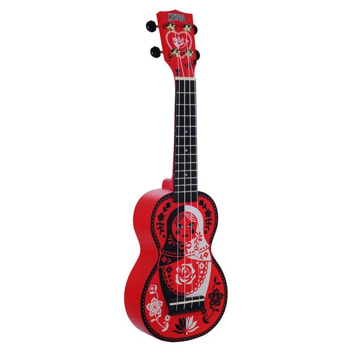 Mahalo Art Series soprano ukulele RUSSIAN DOLL, with bag