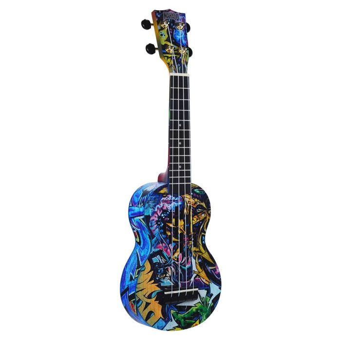 Mahalo Art Series soprano ukulele GRAFITI, with bag