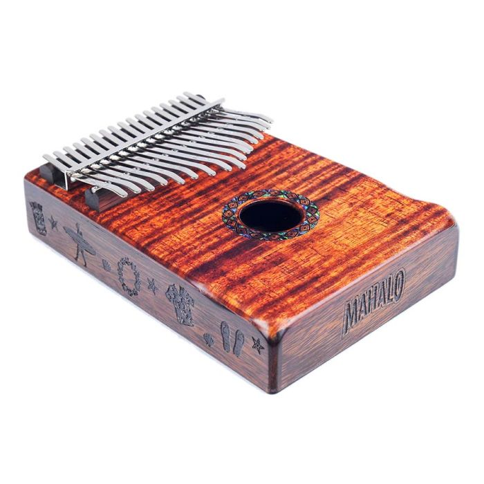 Mahalo kalimba 17 keys KOA, with tuning hammer and bag