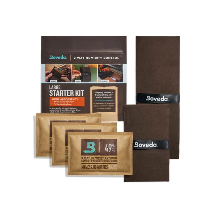 Boveda starter kit 3x 70gr 49% high absorbence, with 1 double and 1 single holder