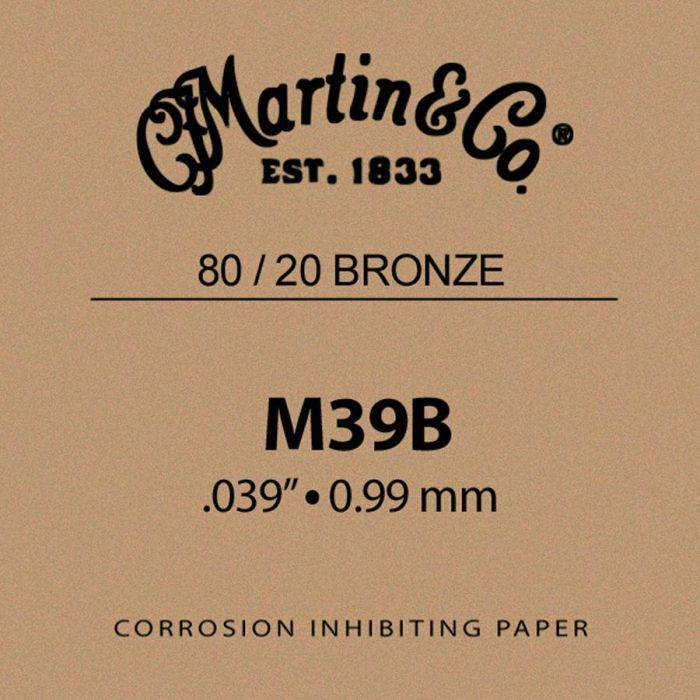 Martin Traditional Series 039 snaar, 80/20 bronze