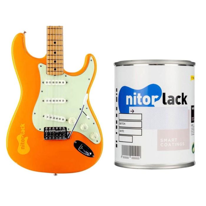 NitorLACK nitrocellulose paint orange capri - 500ml can