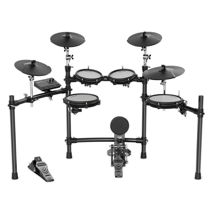 NUX all mesh head digital drum kit, 10S-8-8-10-12HH-12C-14R, multi-track USB audio recording