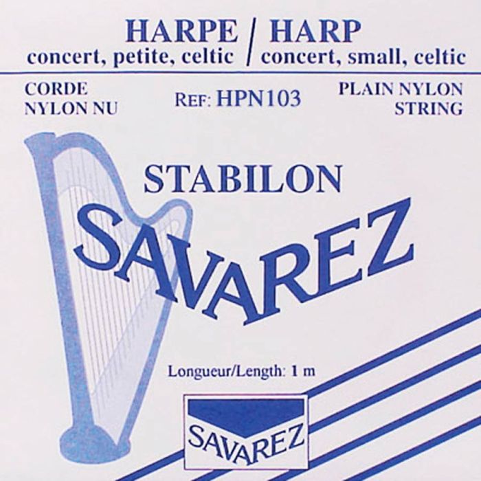 Savarez harpsnaar, rectified nylon, 1,03mm, lengte: 1 meter