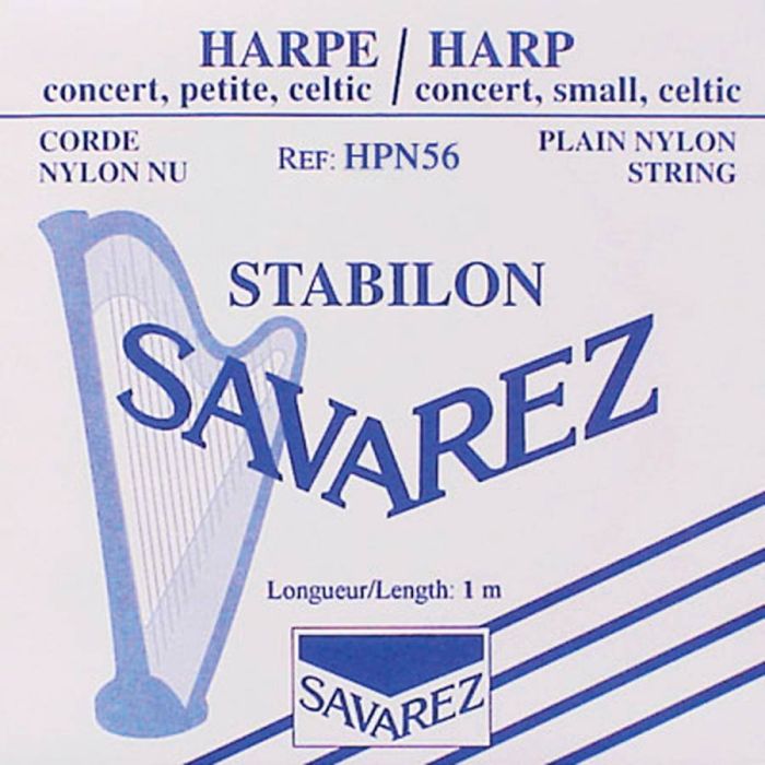 Savarez harpsnaar, rectified nylon, 0,56mm, lengte: 1 meter