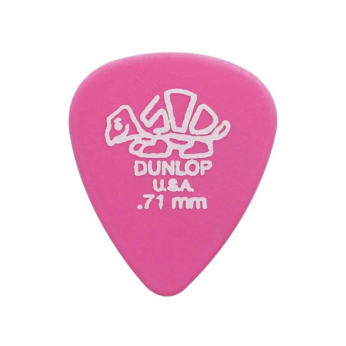 Dunlop Delrin-500 0.71 mm. plectra, roze, 72-pack