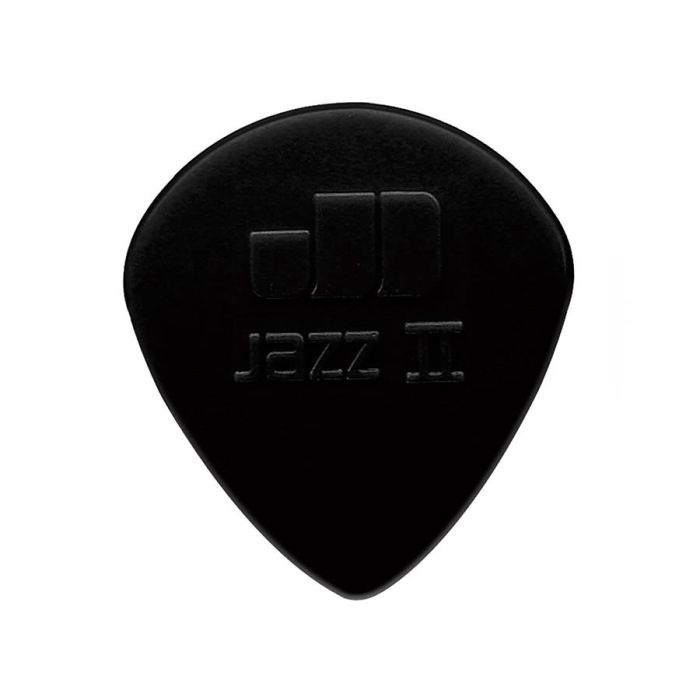 Dunlop Nylon Jazz 1.18 mm. plectra, stiffo nylon, zwart, medium scherpe punt, 24-pack